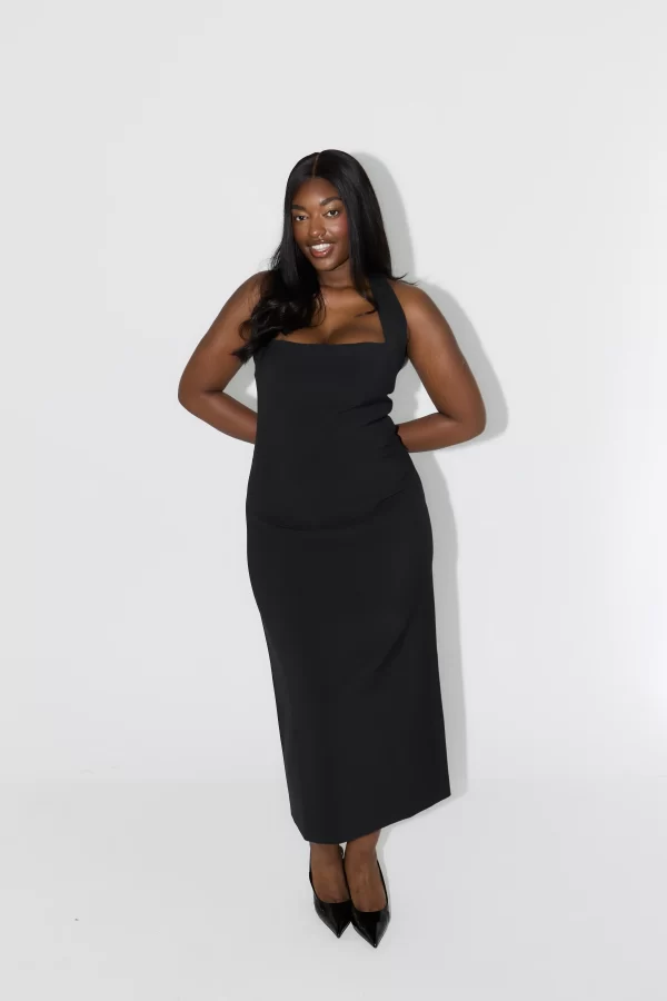 The Halter Neck Midi Dress - Image 5